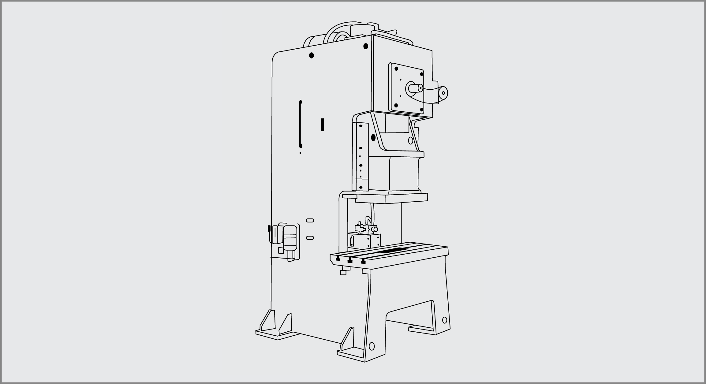 Punching Machine Sketch
